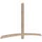 Ekena Millwork Bellingham Smooth Timber Gable Bracket, Douglas Fir, 96"W x 56"H x 3 1/2"D x 3 1/2"F, 14/12 Pitch GBW096X56X0404BEL00SDF - alternate 4